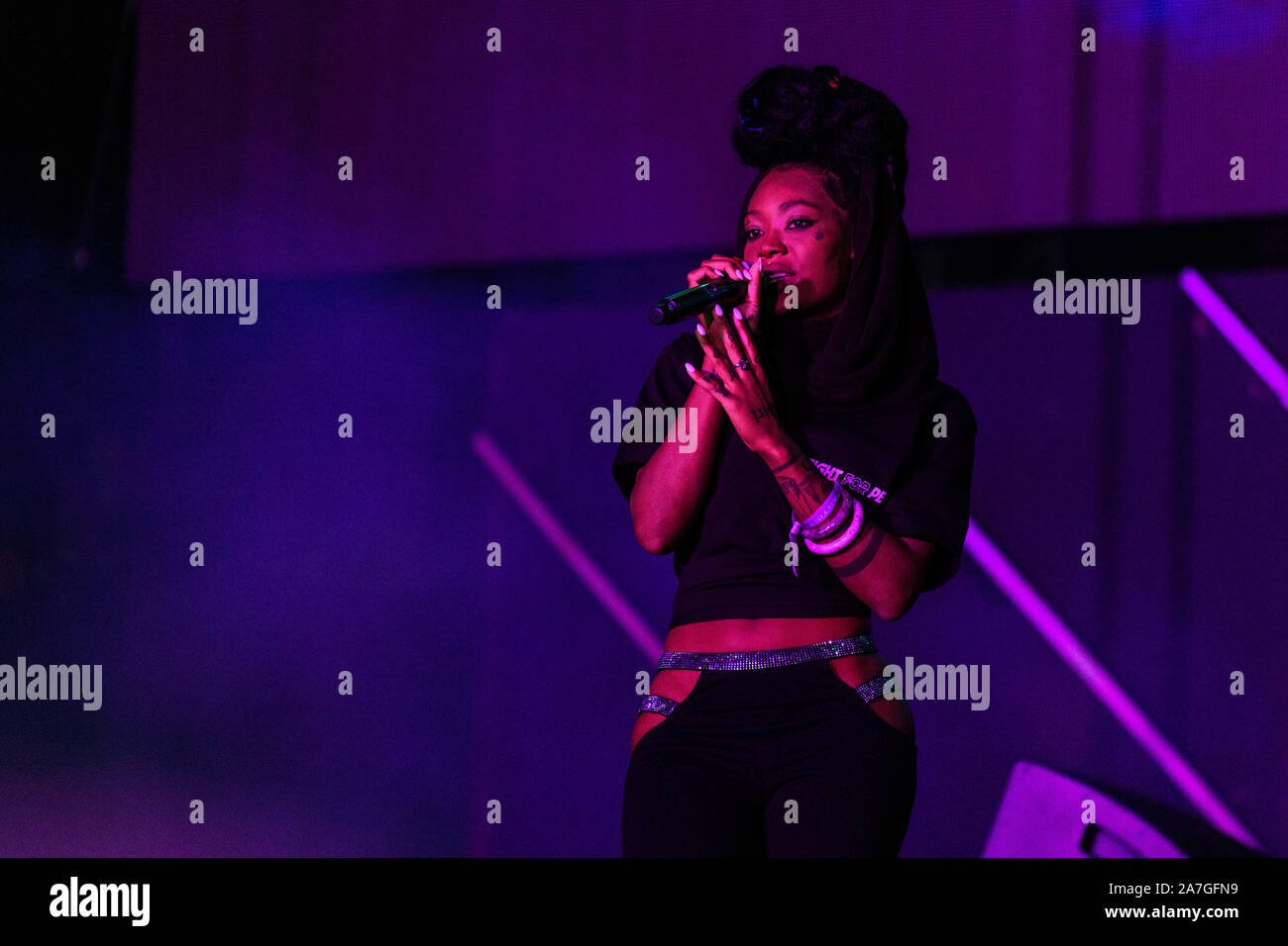 November 1, 2019, Las Vegas, Nevada, US: Sänger SOMMER WALKER während des Tages N Vegas Music Festival am Las Vegas Festival Gelände in Las Vegas, Nevada (Bild: © Daniel DeSlover/ZUMA Draht) Stockfoto November 1, 2019, Las Vegas, Nevada, US: Sänger SOMMER WALKER während des Tages N Vegas Music Festival am Las Vegas Festival Gelände in Las Vegas, Nevada (Bild: © Daniel DeSlover/ZUMA Draht) Stockfoto