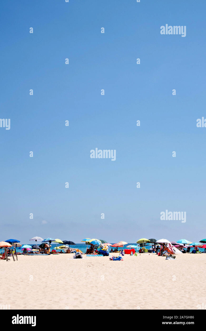 Beach Szene, Sardinien, Italien Stockfoto