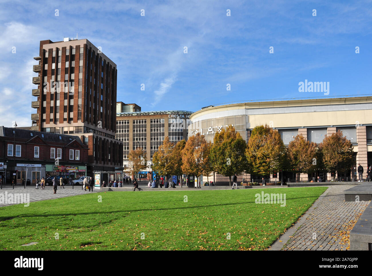 St George's Square, Luton, Bedfordshire, England, Großbritannien Stockfoto