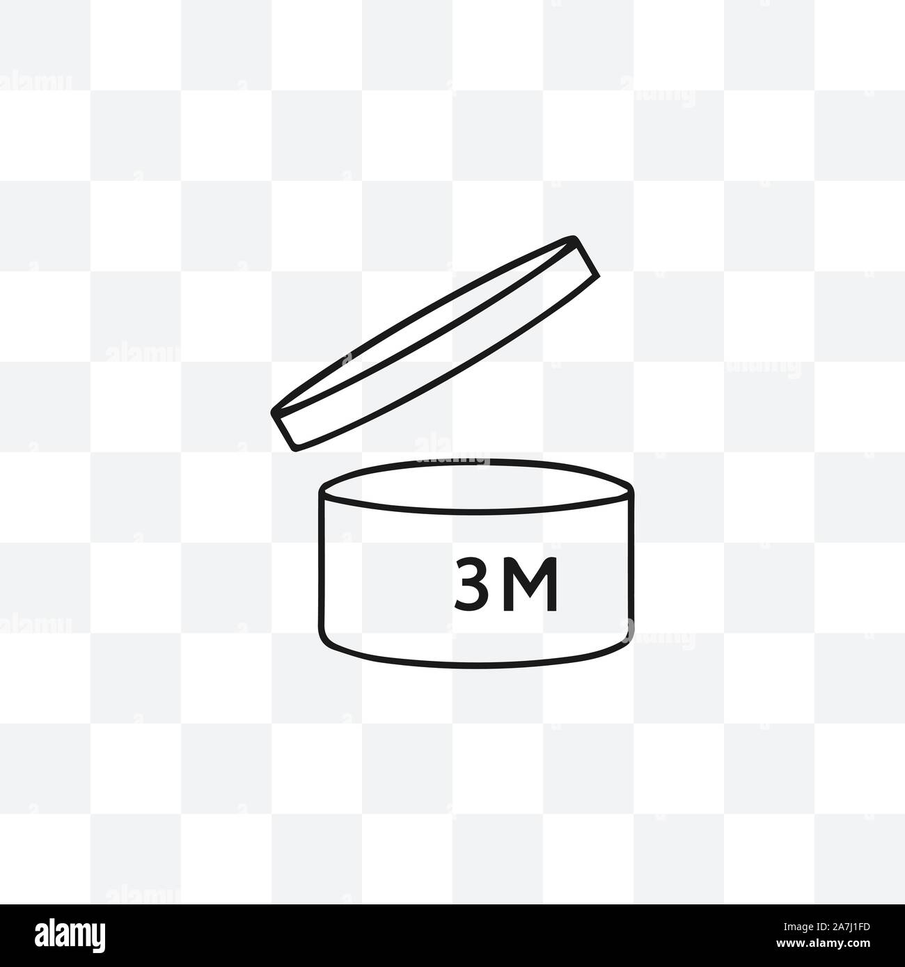 Nach dem Öffnen Symbol. Vector Illustration, flache Bauform. Stock Vektor