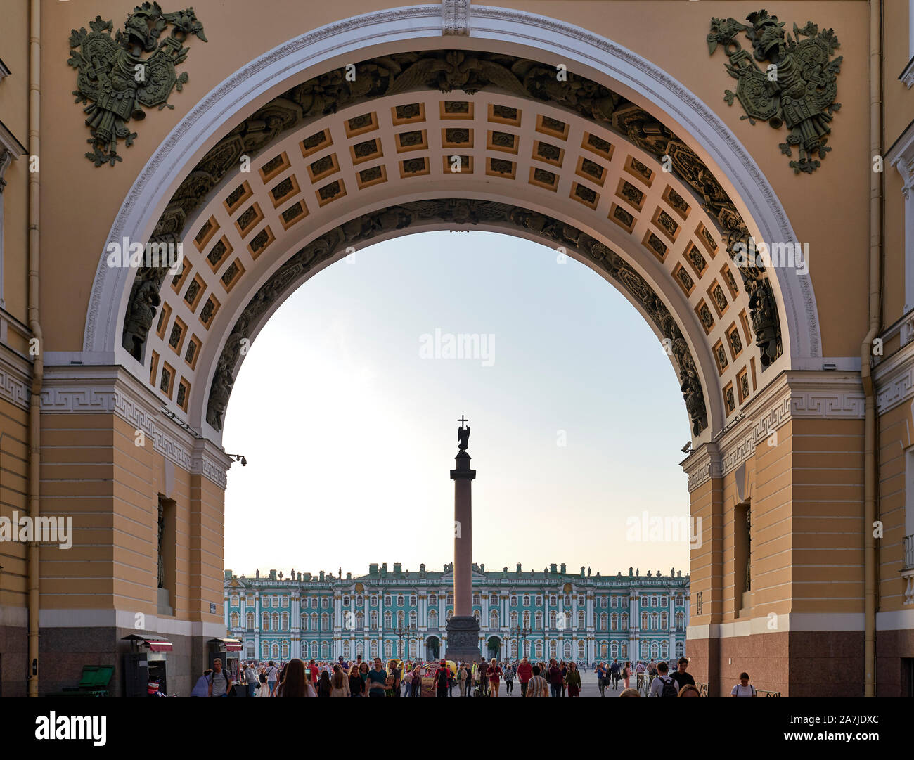 St. Petersburg, Russland. Der Winter Palace Museum Eremitage Stockfoto