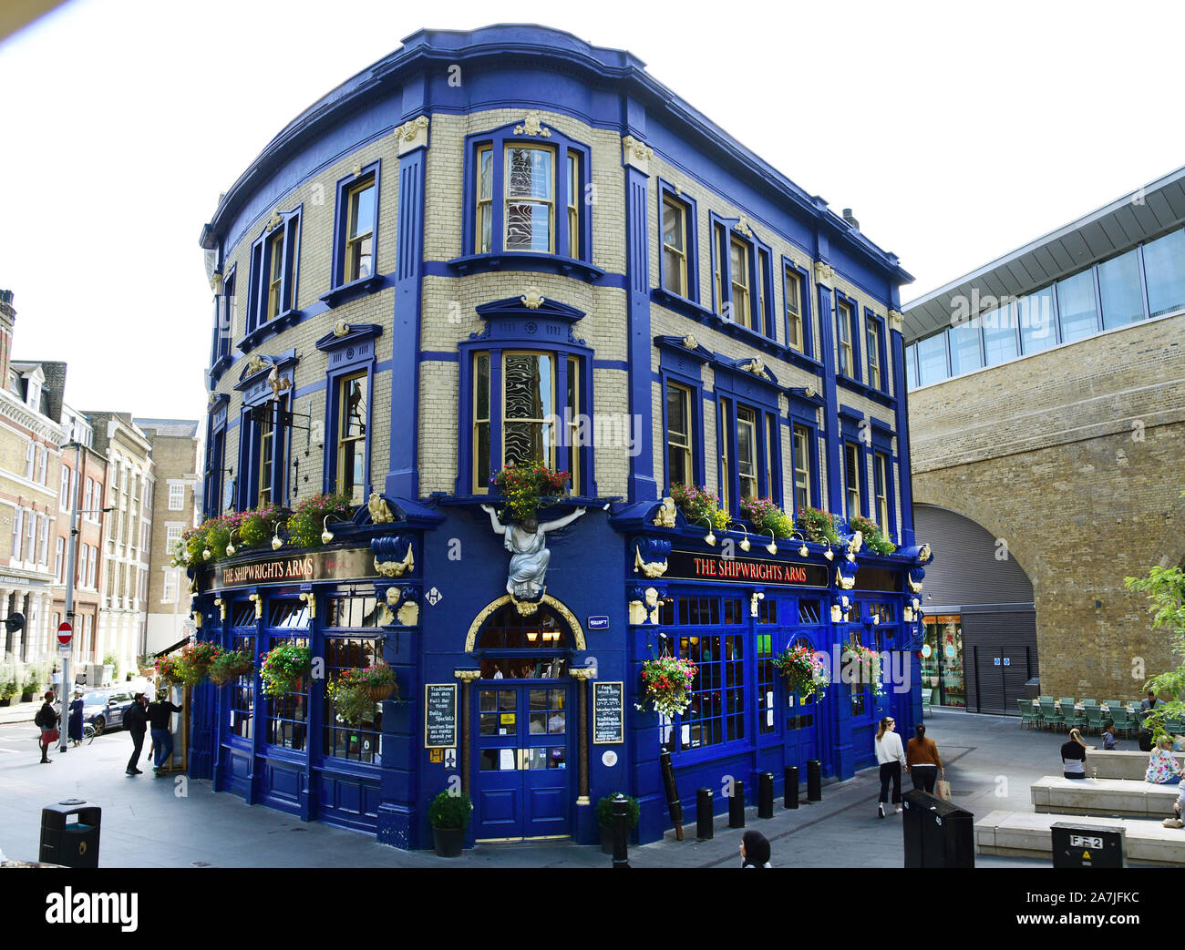 05. September 2019, Großbritannien, London: Die tauschwaren Arme ist eine beliebte traditionelle Pub in London-Southwark. Foto: Waltraud Grubitzsch/dpa Stockfoto