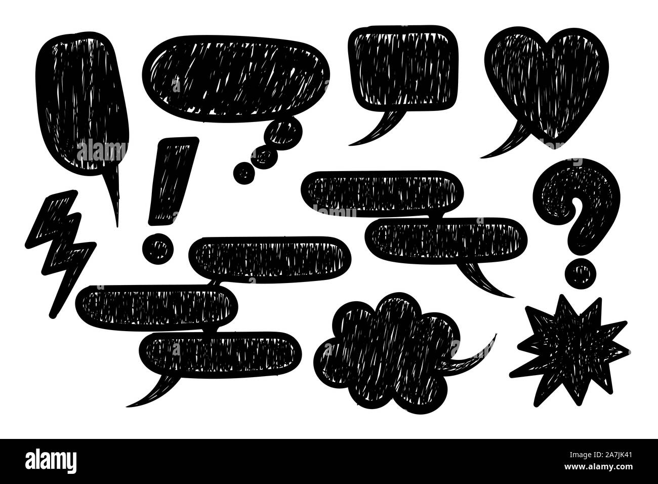 Comic Text Sprechblase Stock Vektor