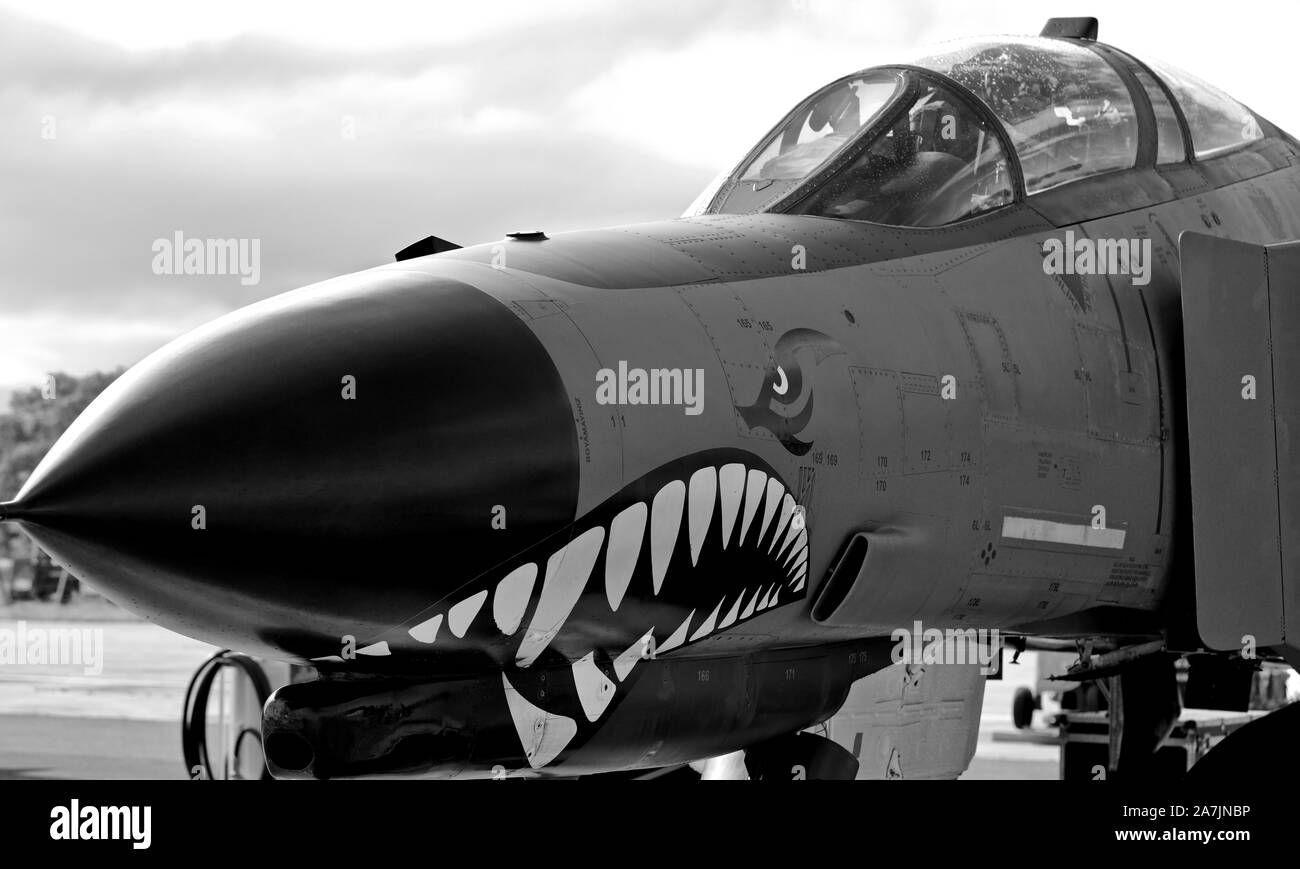 Turkish Air Force McDonnell Douglas F-4 Phantom auf Static Display an der  Royal International Air Tattoo 2019 Stockfotografie - Alamy