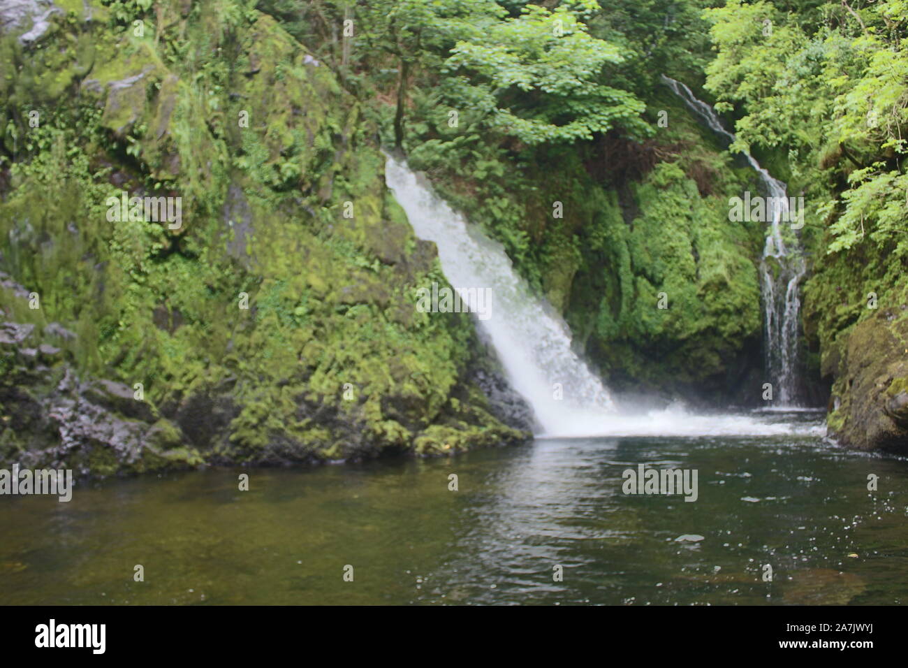 Snowdonia, Llanberis Wasserfall Stockfoto