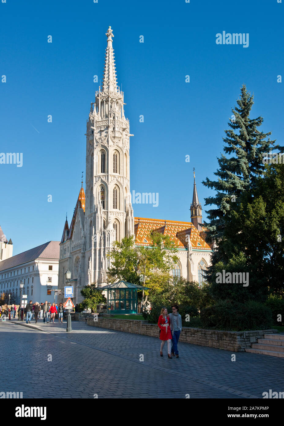 Matyas Kirche. Burg, Budapest Stockfoto
