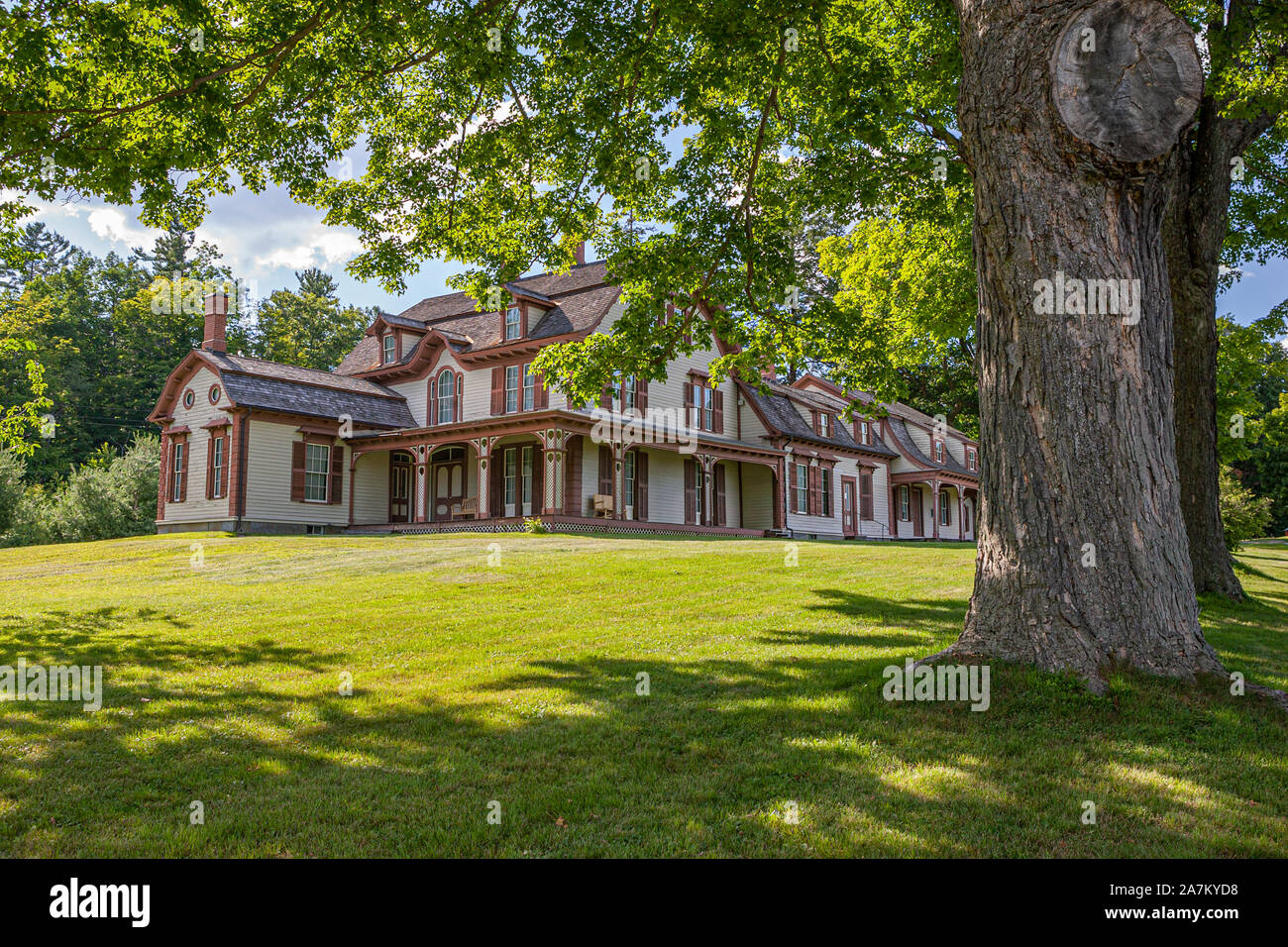 William Cullen Bryant Homestead, Cummington, MA Stockfoto