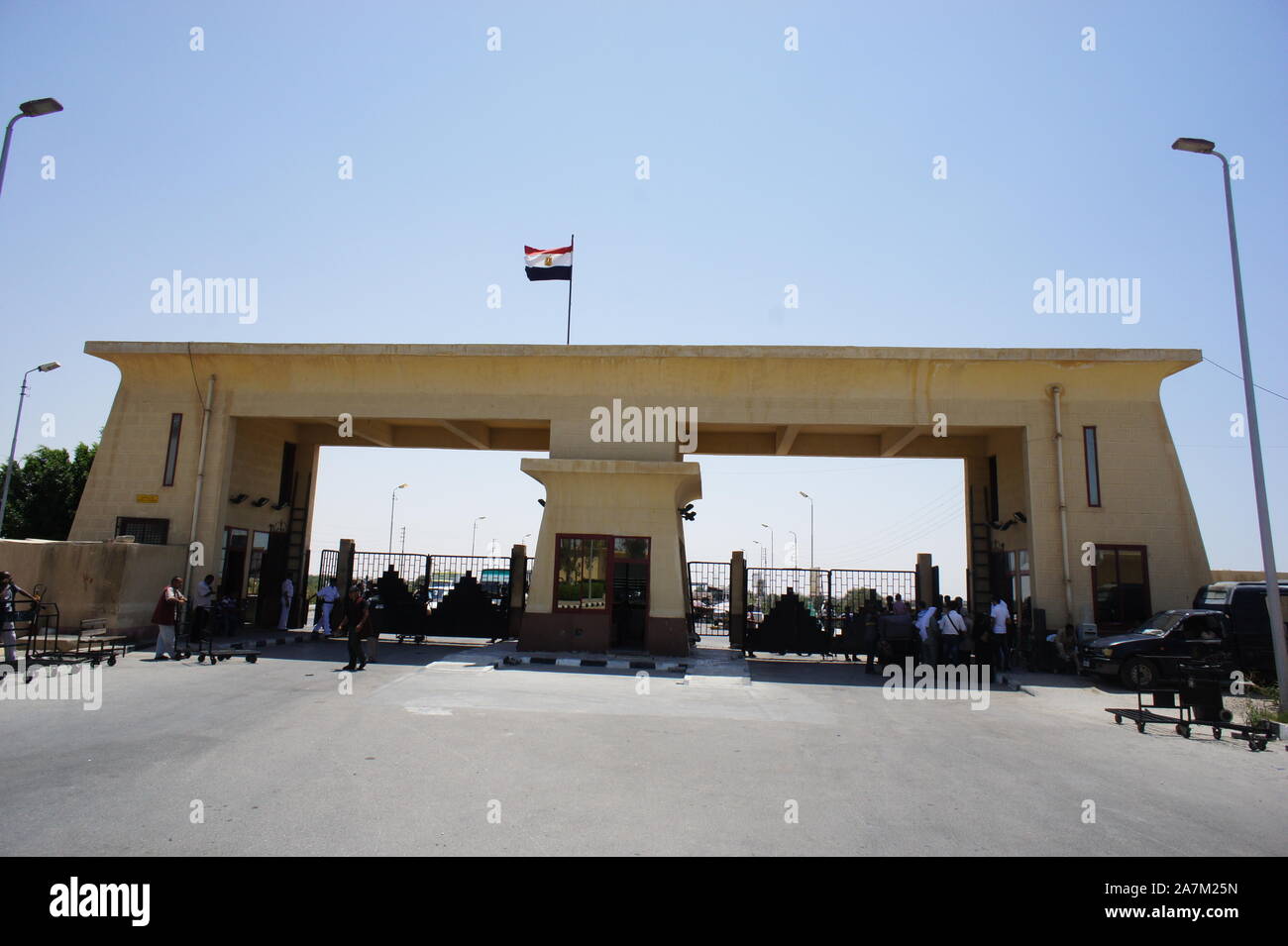 Vom 8. Juli 2011. in Gaza, Palästina. Der Gazastreifen ist eine Küste an der Mittelmeerküste im westlichen Palästina. Stockfoto