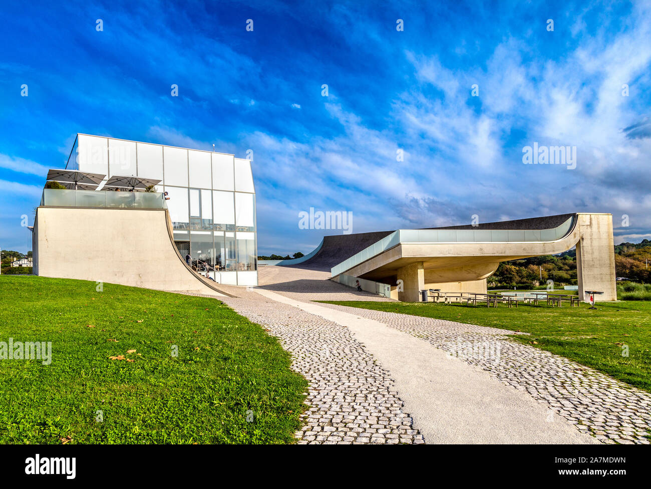 Stadt (Cité de l'Océan) Gebäude in Biarritz, Frankreich Stockfoto