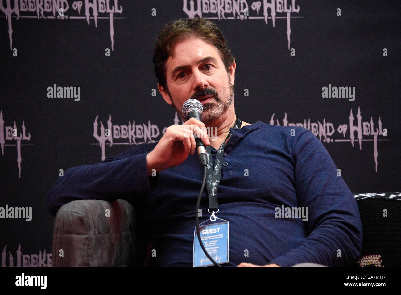 Neuss, Deutschland. 02 Nov, 2019. Zach Galligan am Wochenende der Hölle im Crowne Plaza. Neuss, 02.11.2019 | Verwendung der weltweiten Kredit: dpa/Alamy leben Nachrichten Stockfoto