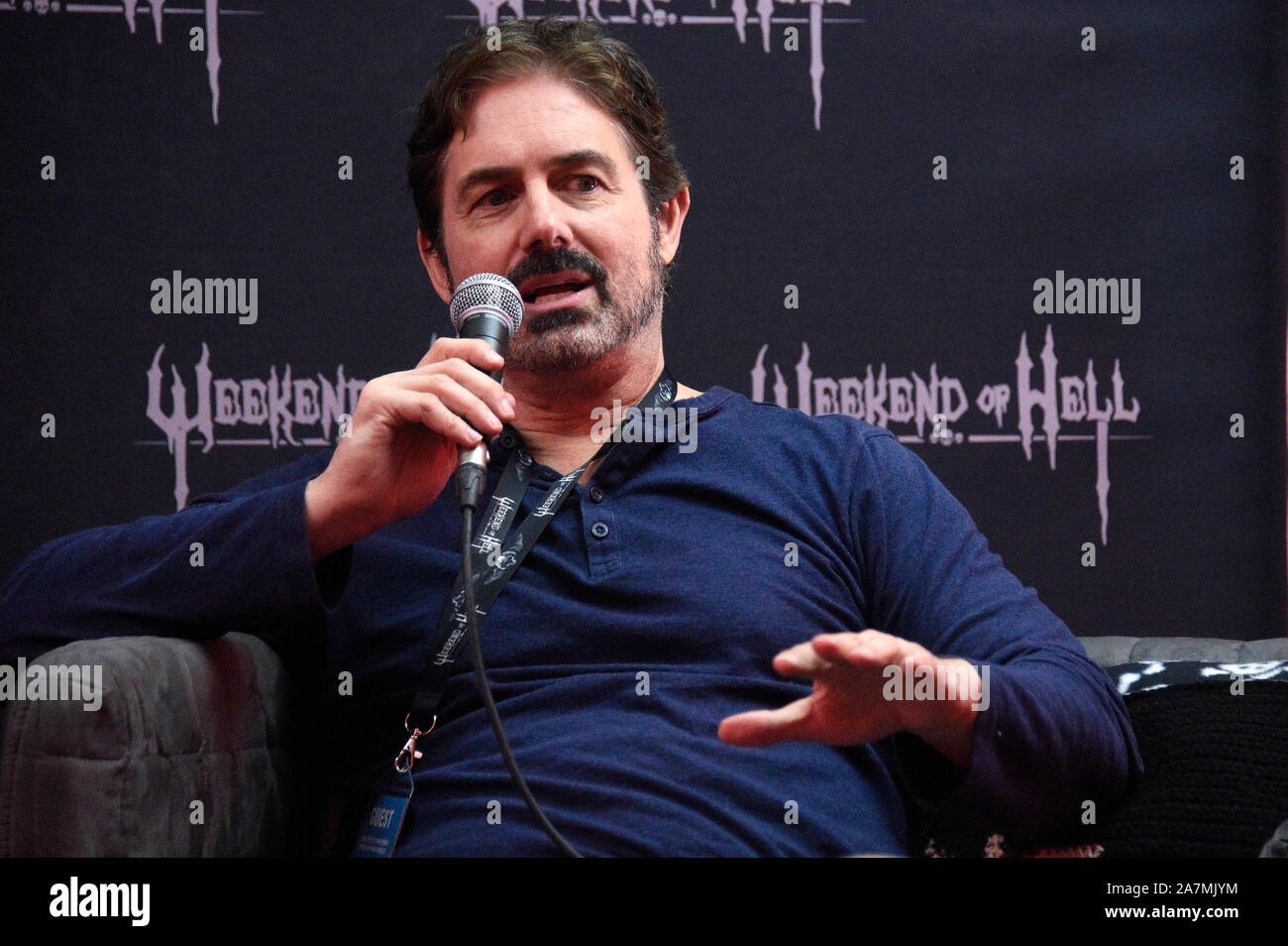 Zach Galligan am Wochenende der Hölle im Crowne Plaza. Neuss, 02.11.2019 | Verwendung weltweit Stockfoto