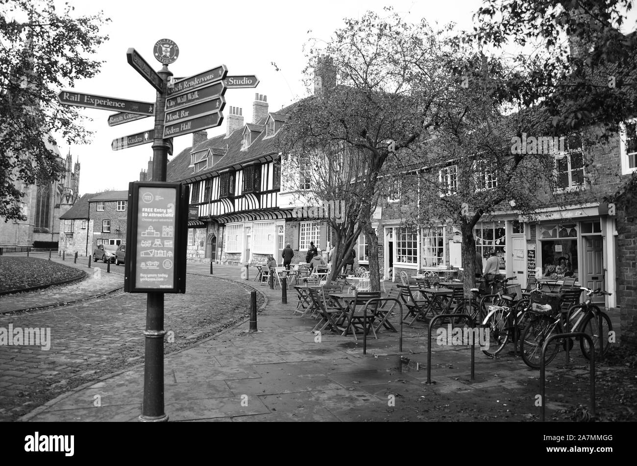 College Street, York, England Stockfoto
