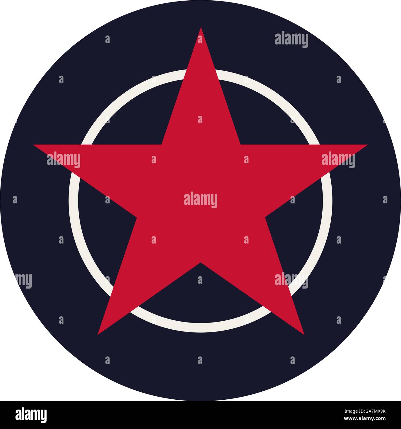 Starten oder Stern vector Hintergrund Abbildung. Amerikanische festliche Farbe Rot, Blau, Weiß. Stock Vektor