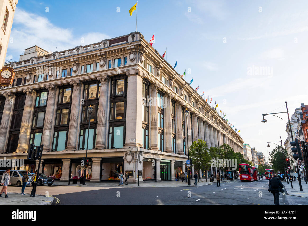 Selfridges in London Stockfoto