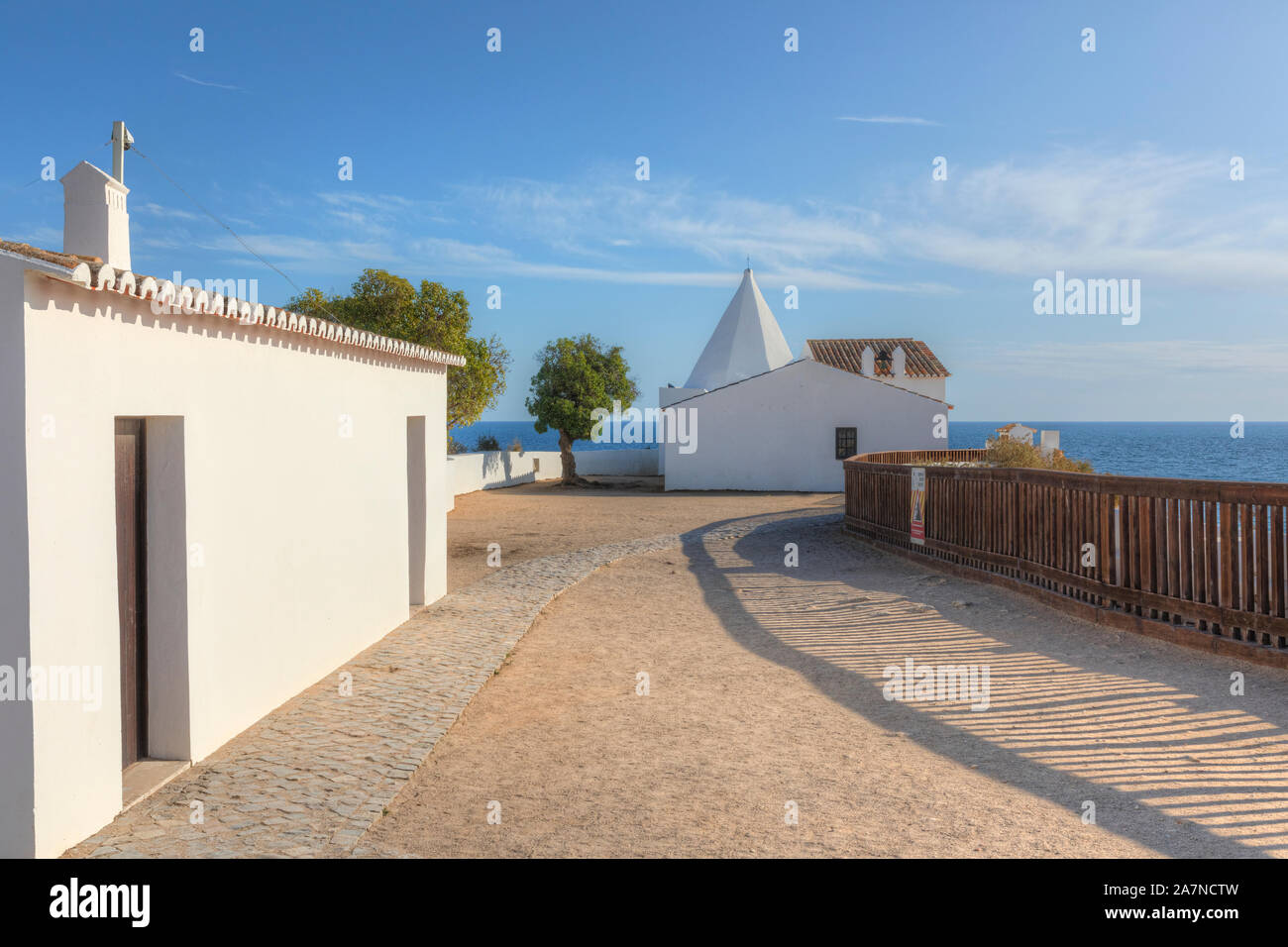 Fort von Nossa Senhora da Rocha, Lagoa, Algarve, Portugal, Europa Stockfoto