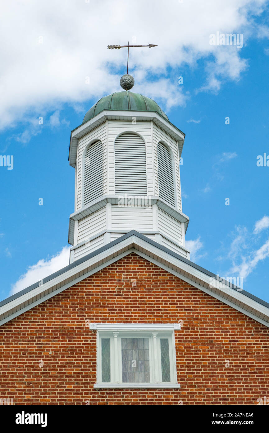 Der hl. Paulus Evangelisch-lutherische Kirche, 220 North 3rd Street, McConnellsburg, PA Stockfoto