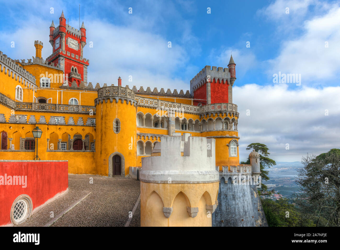 Da Pena, Sintra, Lissabon, Portugal, Europa Stockfoto