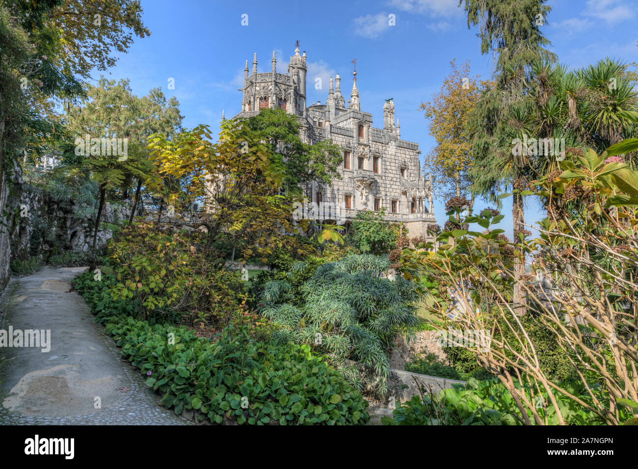 Quinta da Regaleira, Sintra, Lissabon, Portugal, Europa Stockfoto