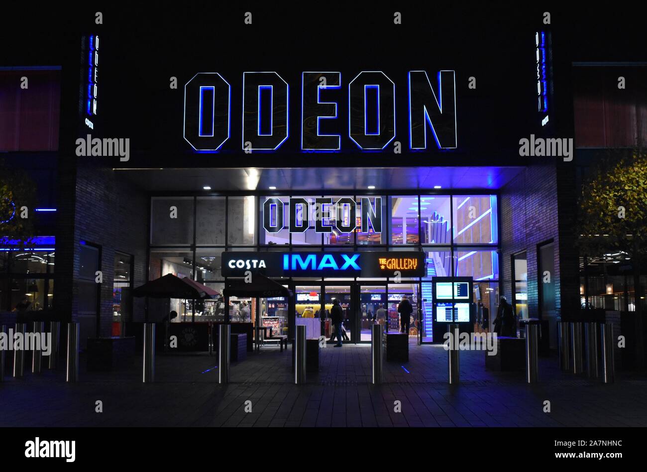 Kino Odeon bei MK 1 Shopping, das Stadion MK, Milton Keynes, Großbritannien Stockfoto