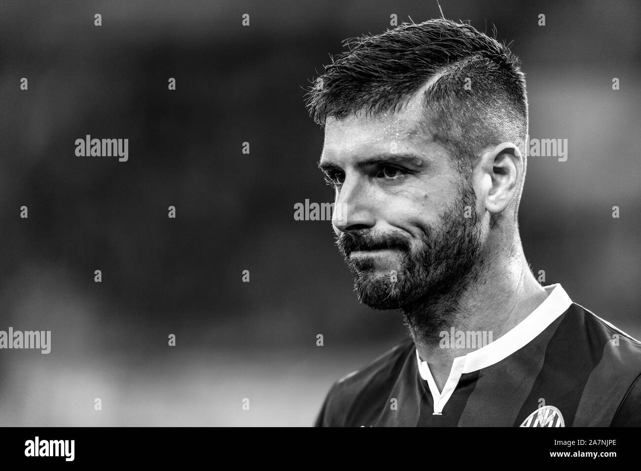 Miguel Luis Pinto Veloso (Hellas Verona) während Erie der Italienischen eine "Übereinstimmung zwischen Hellas Verona Brescia bei 2-1 Marcantonio Bentegodi Stadium am November 03, 2019 in Verona, Italien. Credit: Maurizio Borsari/LBA/Alamy leben Nachrichten Stockfoto