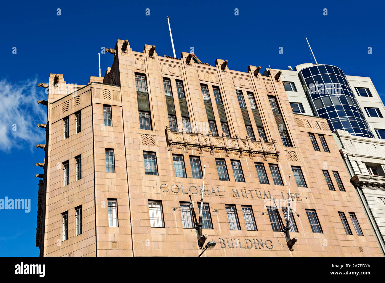 Hobart Australien/der Kolonialen gegenseitige Leben Gebäude in Hobart, Tasmanien, Australien. Stockfoto