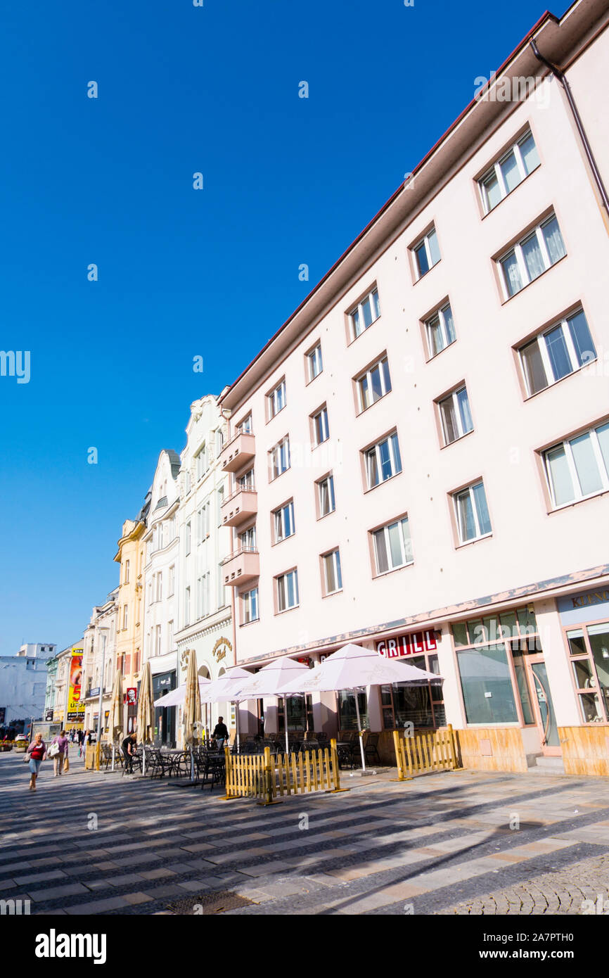 Masarykovo Namesti, Hauptplatz, Ostrava, Tschechische Republik Stockfoto