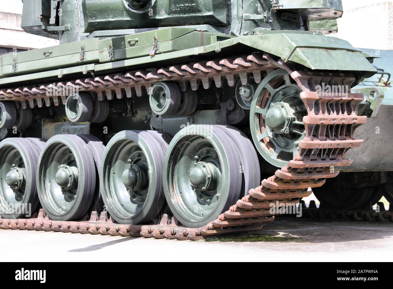 A41 Centurion Battle Tank auf Anzeige an die QEII Armee Memorial Museum - Waiouru, Neuseeland. Stockfoto