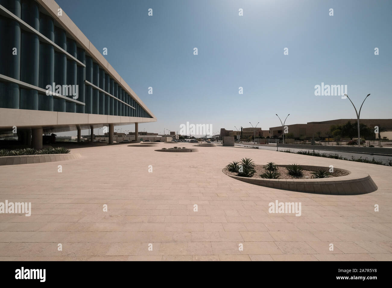 Der Nationalbibliothek in Education City, Doha, Qatar Stockfotografie ...