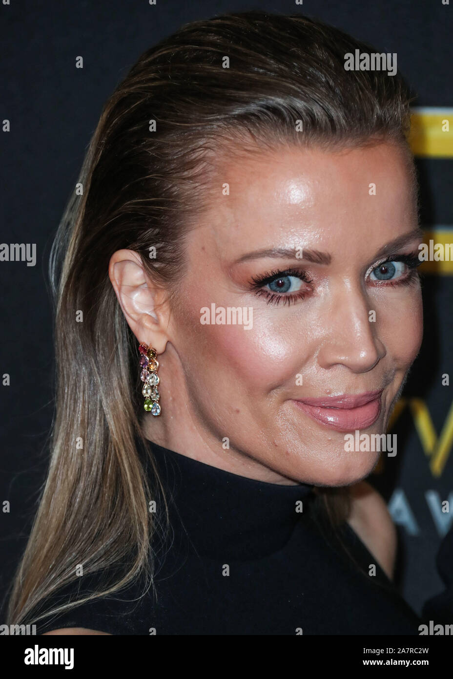Beverly Hills, Vereinigte Staaten. 03 Nov, 2019. Nicole Kimpel kommt an der 23. jährlichen Hollywood Film Awards im Beverly Hilton Hotel am 3. November 2019 in Beverly Hills, Los Angeles, Kalifornien, Vereinigte Staaten. (Foto von Xavier Collin/Image Press Agency) Stockfoto