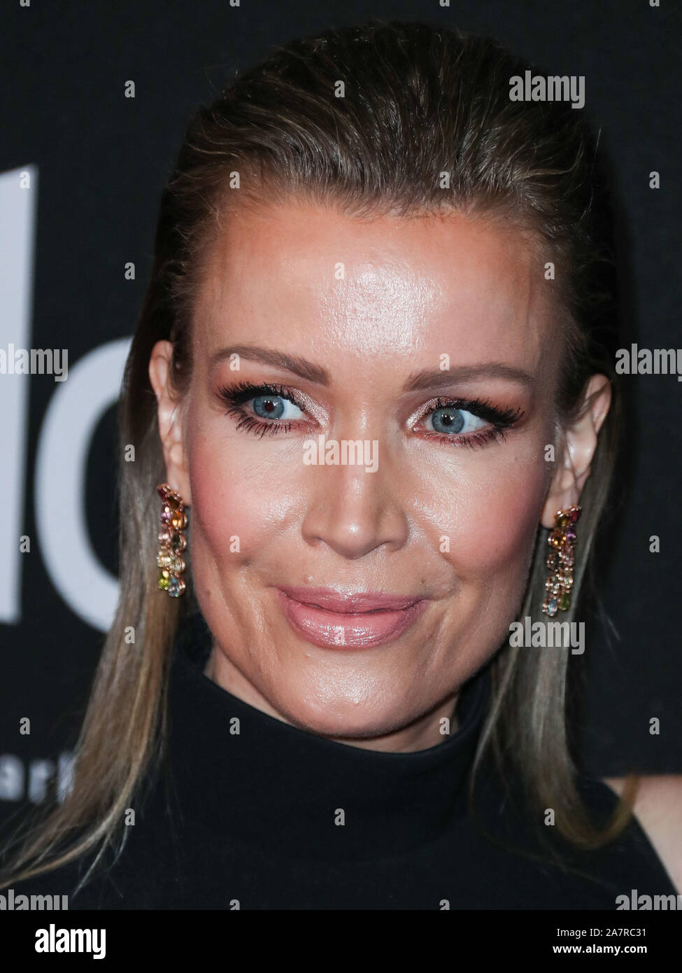 Beverly Hills, Vereinigte Staaten. 03 Nov, 2019. Nicole Kimpel kommt an der 23. jährlichen Hollywood Film Awards im Beverly Hilton Hotel am 3. November 2019 in Beverly Hills, Los Angeles, Kalifornien, Vereinigte Staaten. (Foto von Xavier Collin/Image Press Agency) Stockfoto