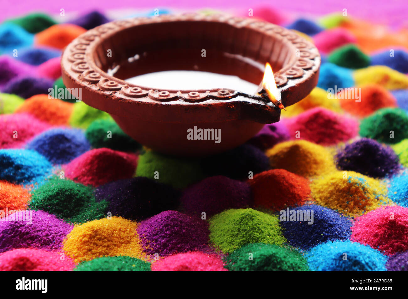 Diwali Festival Diya Stockfoto