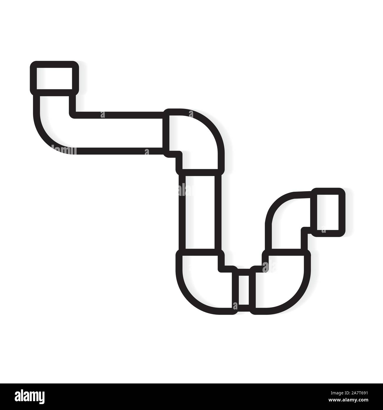 Wasserrohr icon-Vector Illustration Stock Vektor