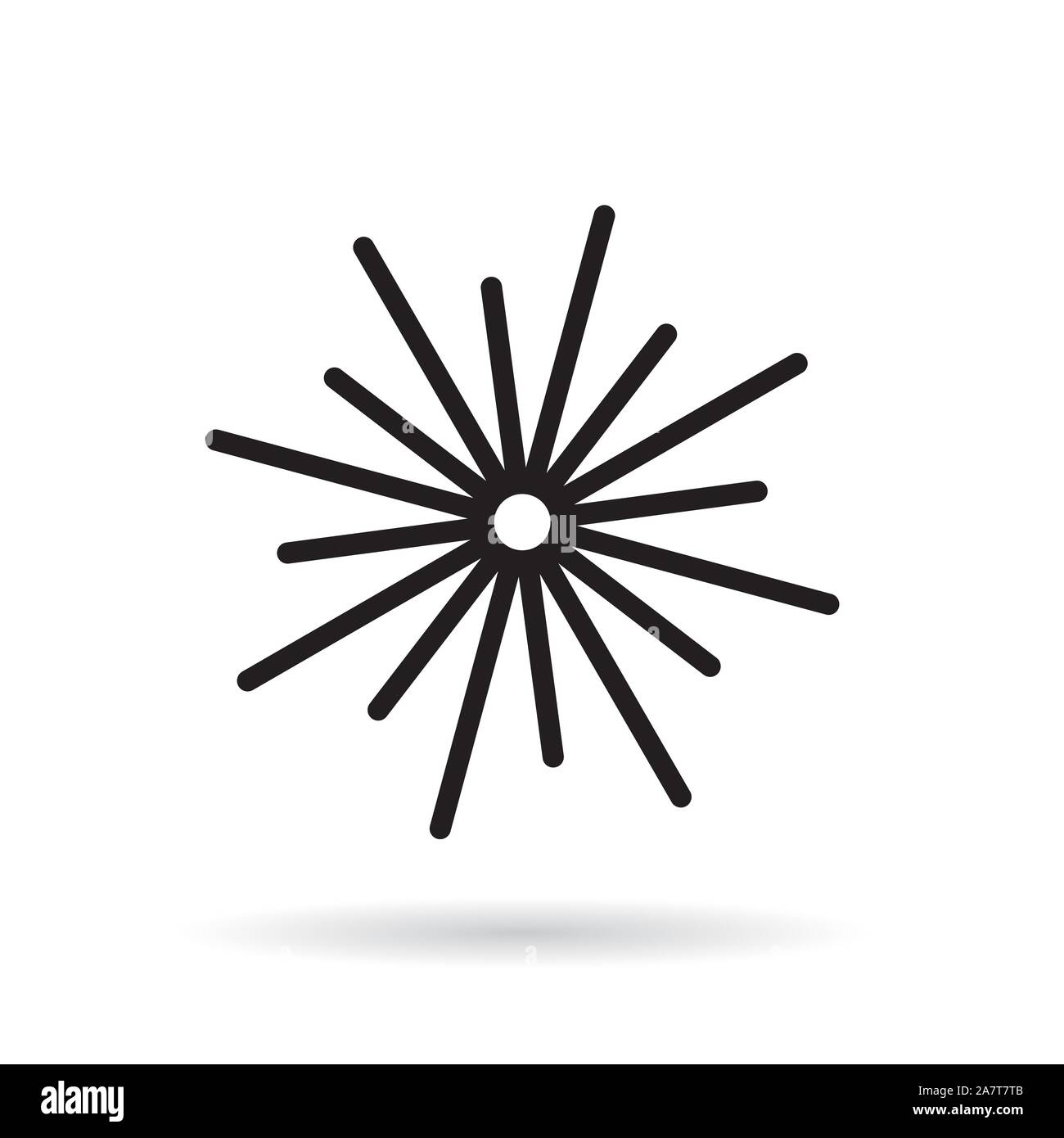 Laser ray icon-Vector Illustration Stock Vektor