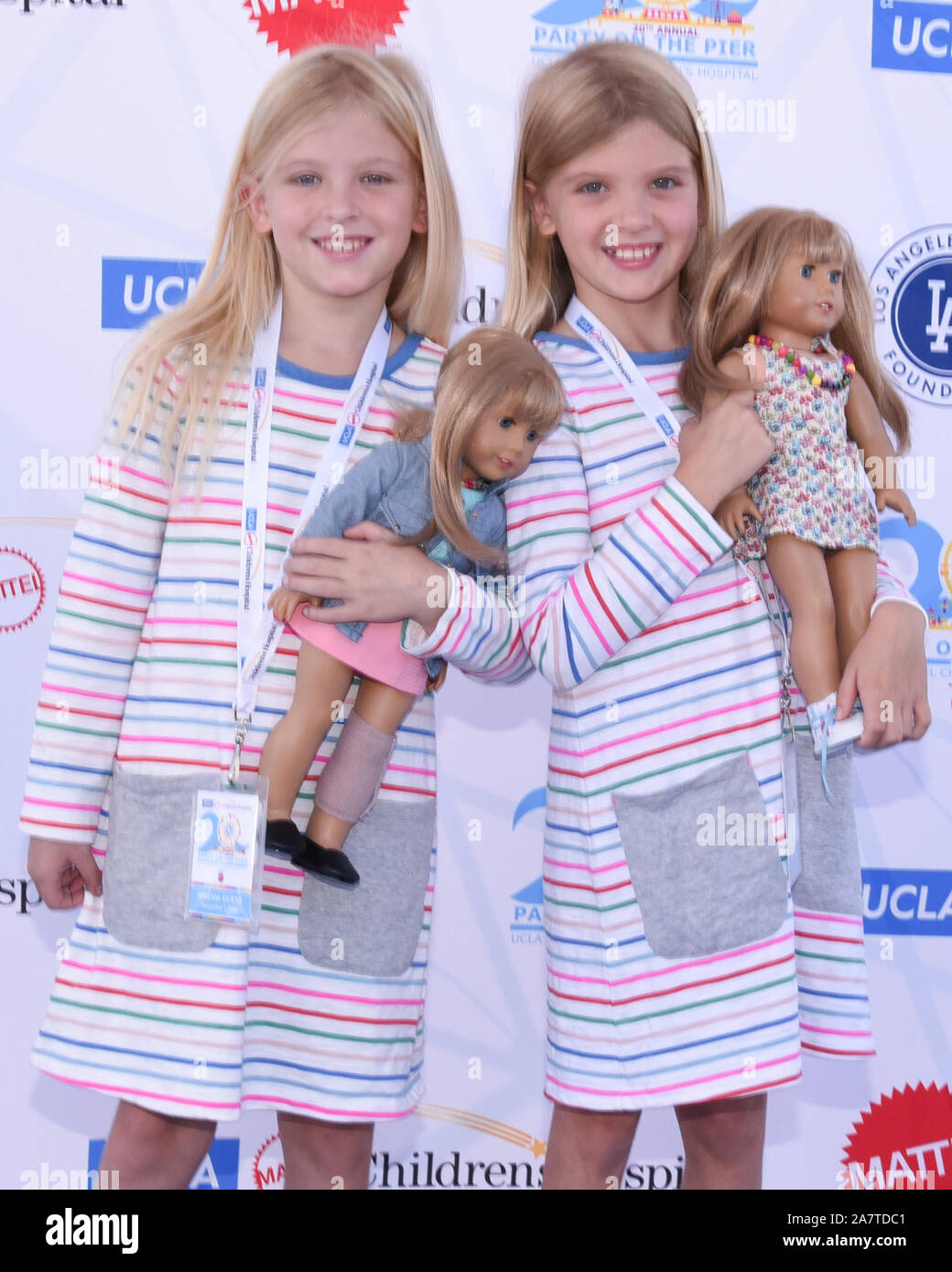 03. November 2019 in Santa Monica, Kalifornien - London Fuller, Sedona Fuller. UCLA der Mattel Children's Hospital 20. jährlichen Party auf dem Pier in Santa Monica Pier. Photo Credit: Billy Bennight/AdMedia/MediaPunch Stockfoto