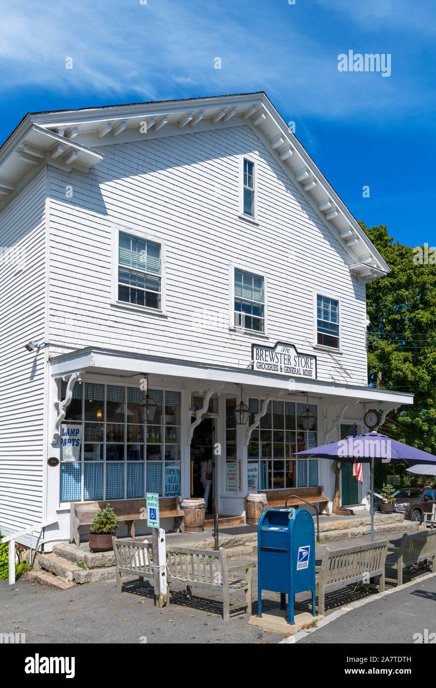 Brewster General Store, Brewster, Cape Cod, Massachusetts, USA Stockfoto