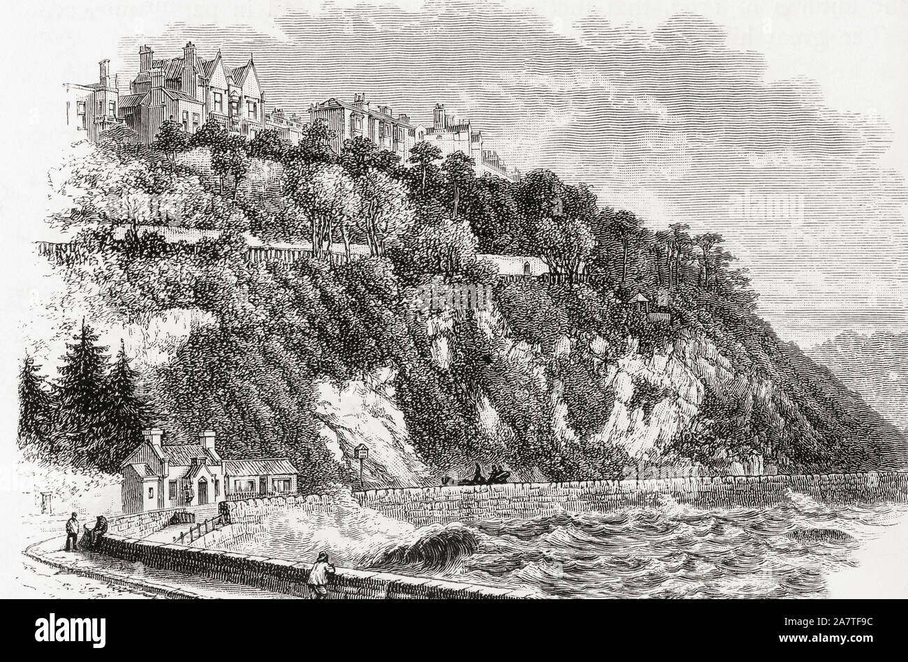 Torquay, Devon, England, hier im 19. Jahrhundert. Aus dem Englischen Bilder, veröffentlicht 1890. Stockfoto