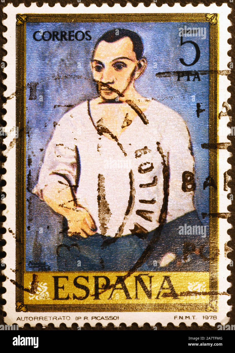 Pablo Picasso Postage Stamp Stockfotos und -bilder Kaufen - Alamy