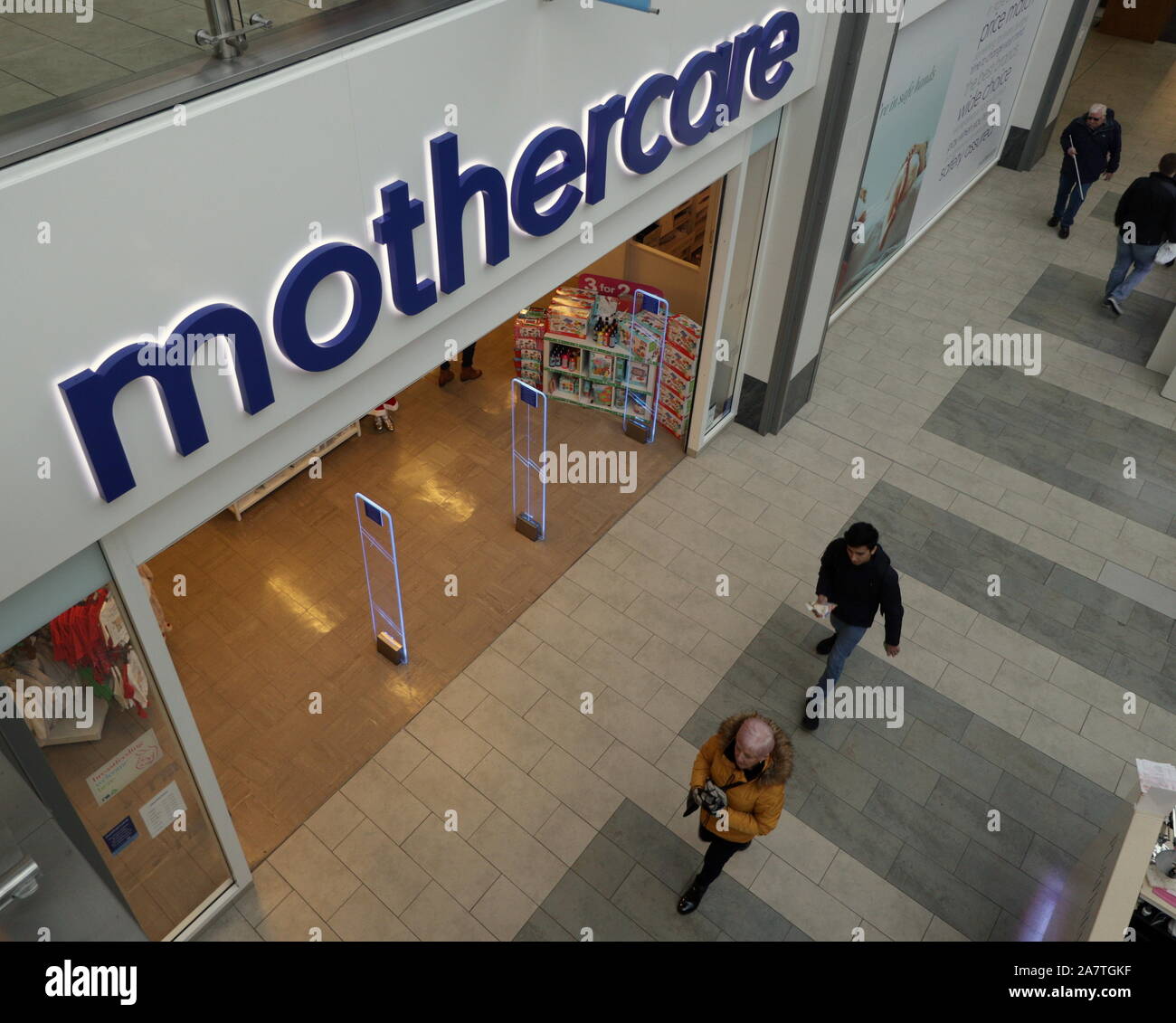 Glasgow, Schottland, Großbritannien, 4. November, 2019. Mothercare in der Verwaltung mit Store Fronten in Glasgow. Gerard Fähre / alamy Leben Nachrichten Stockfoto