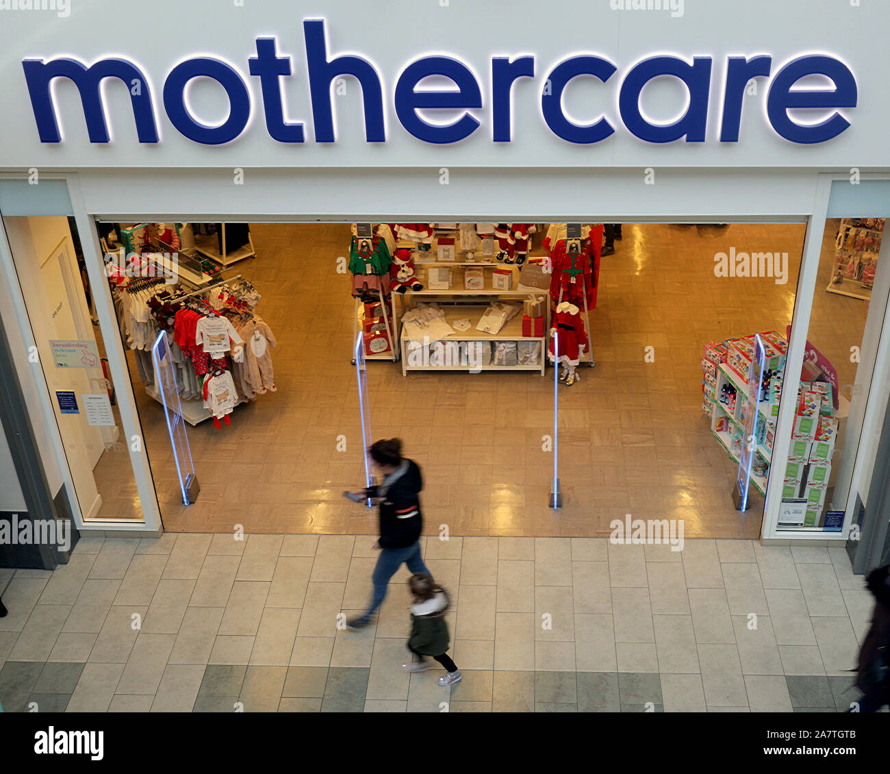 Glasgow, Schottland, Großbritannien, 4. November, 2019. Mothercare in der Verwaltung mit Store Fronten in Glasgow. Gerard Fähre / alamy Leben Nachrichten Stockfoto