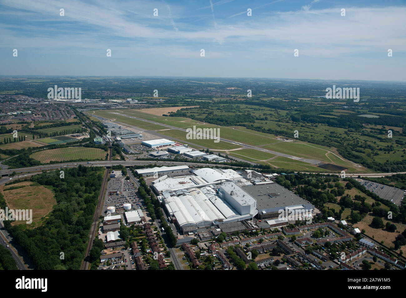 Southampton Eastleigh Airport Stockfoto