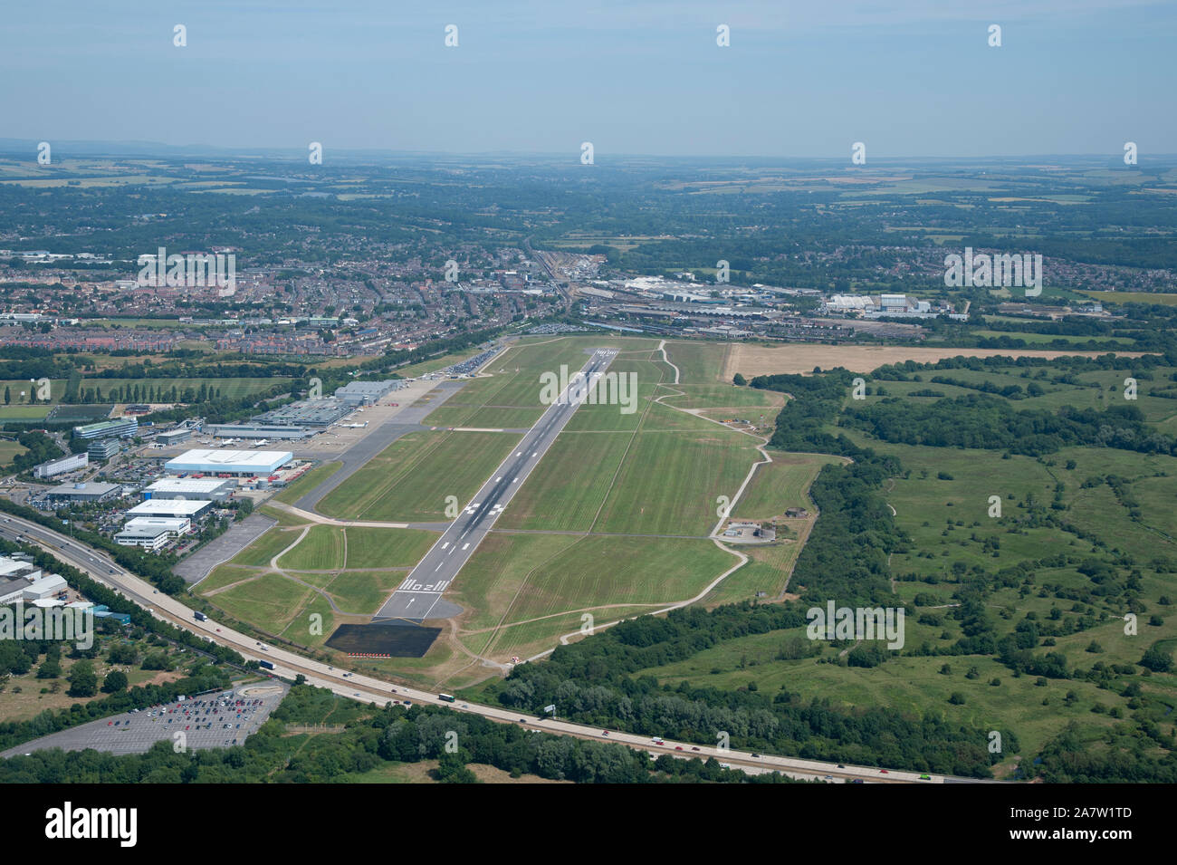 Southampton Eastleigh Airport Stockfoto