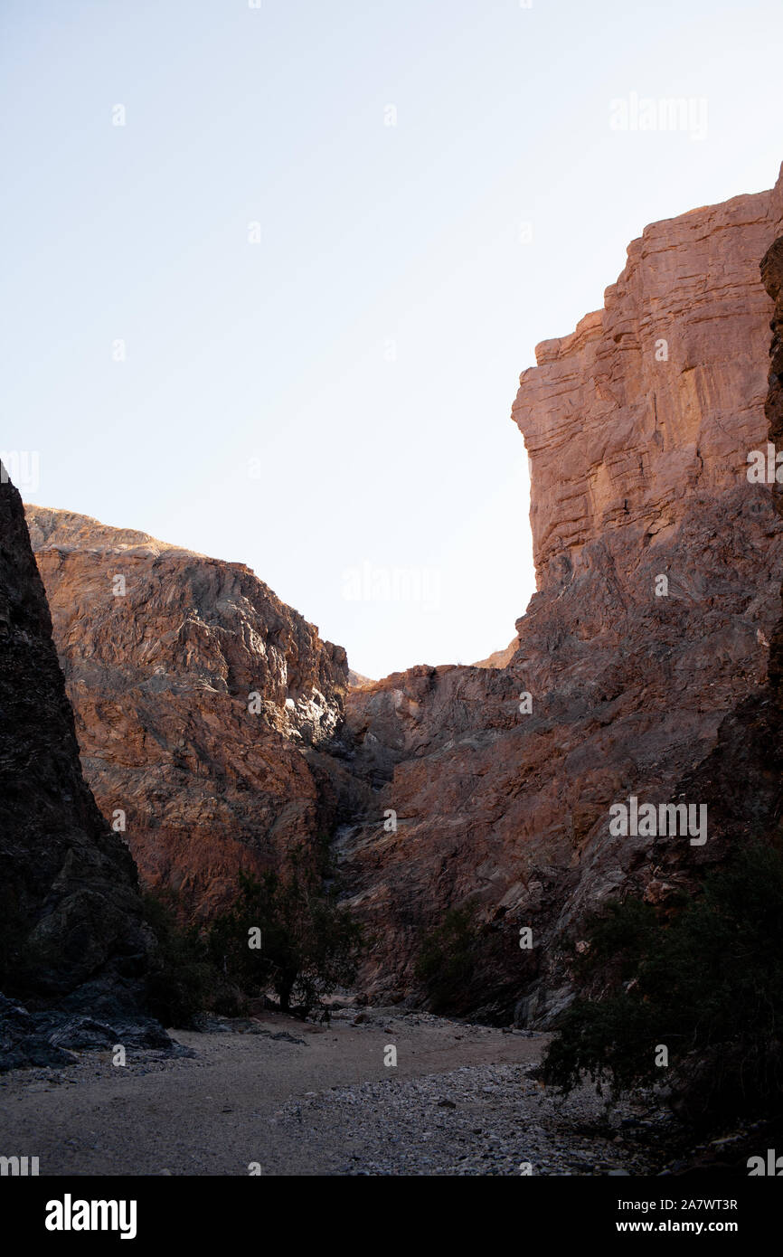 Bunte horizontaler Canyon Stockfoto