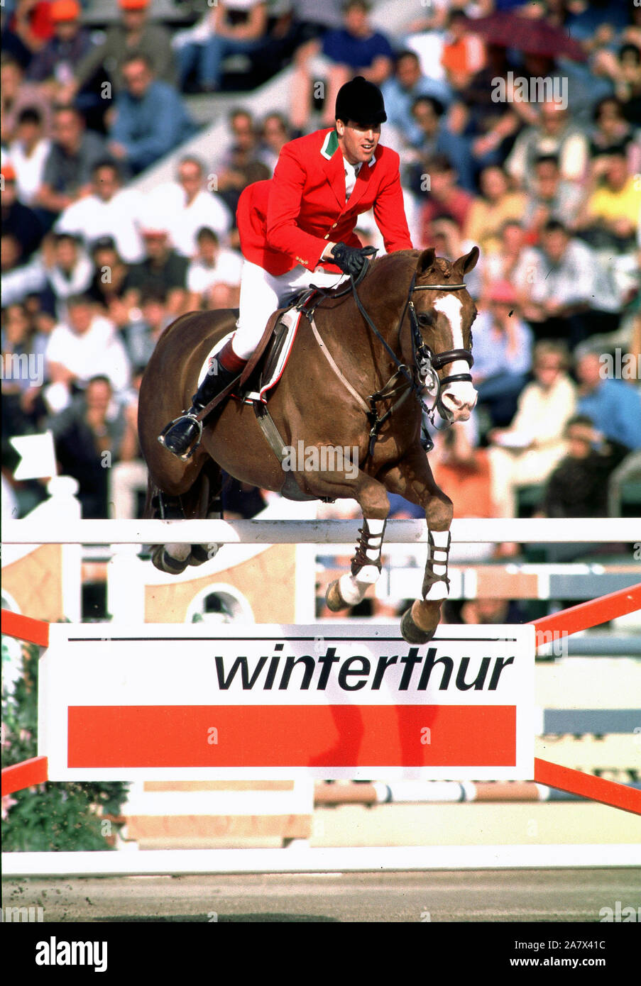 World Equestrian Games, Rom Oktober 1998, Jerry Smit (ITA), Loro Piana, Constantijn Stockfoto