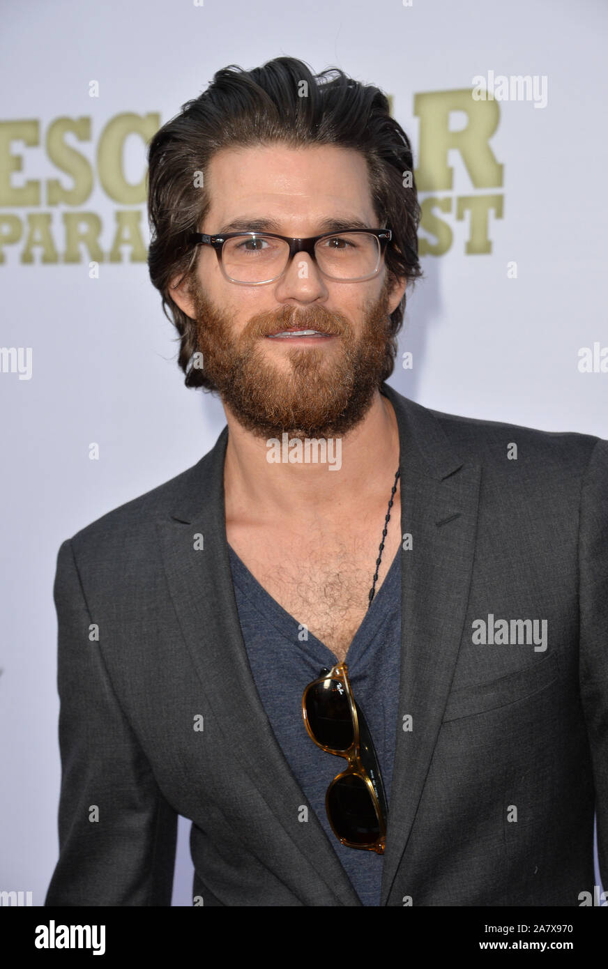 LOS ANGELES, Ca - 22. JUNI 2015: Johnny Whitworth am Los Angeles Premiere von "Escobar: Paradise Lost" am Arclight Theater, Hollywood. © 2015 Paul Smith/Featureflash Stockfoto