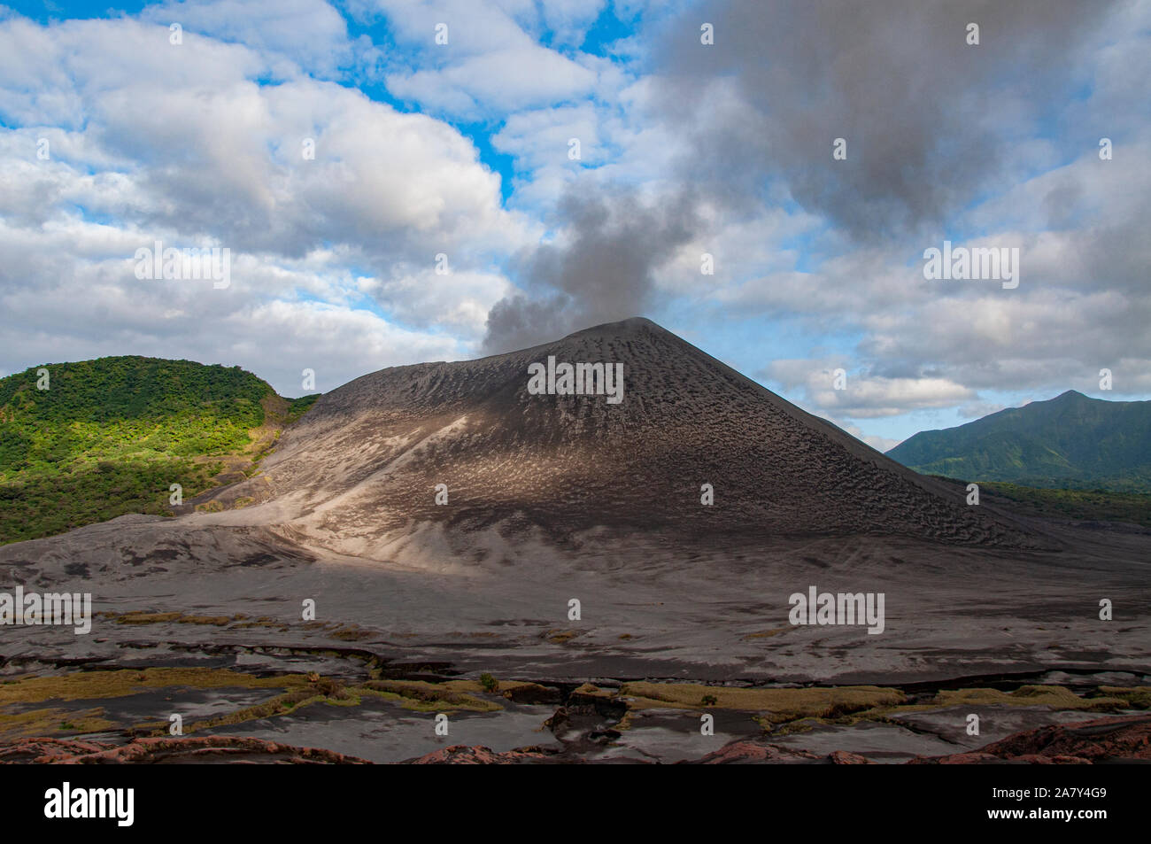 Mount Yasur Vulkan, Insel Tanna, Vanuatu Stockfoto