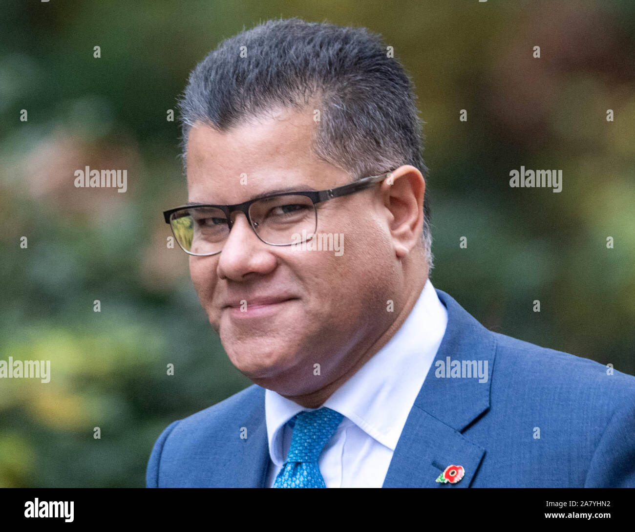 London UK 5 Nov 2019, Alok Sharma MP PC Minister für Internationale Entwicklung kommt an einer Kabinettssitzung am 10 Downing Street, London Credit Ian Davidson/Alamy leben Nachrichten Stockfoto