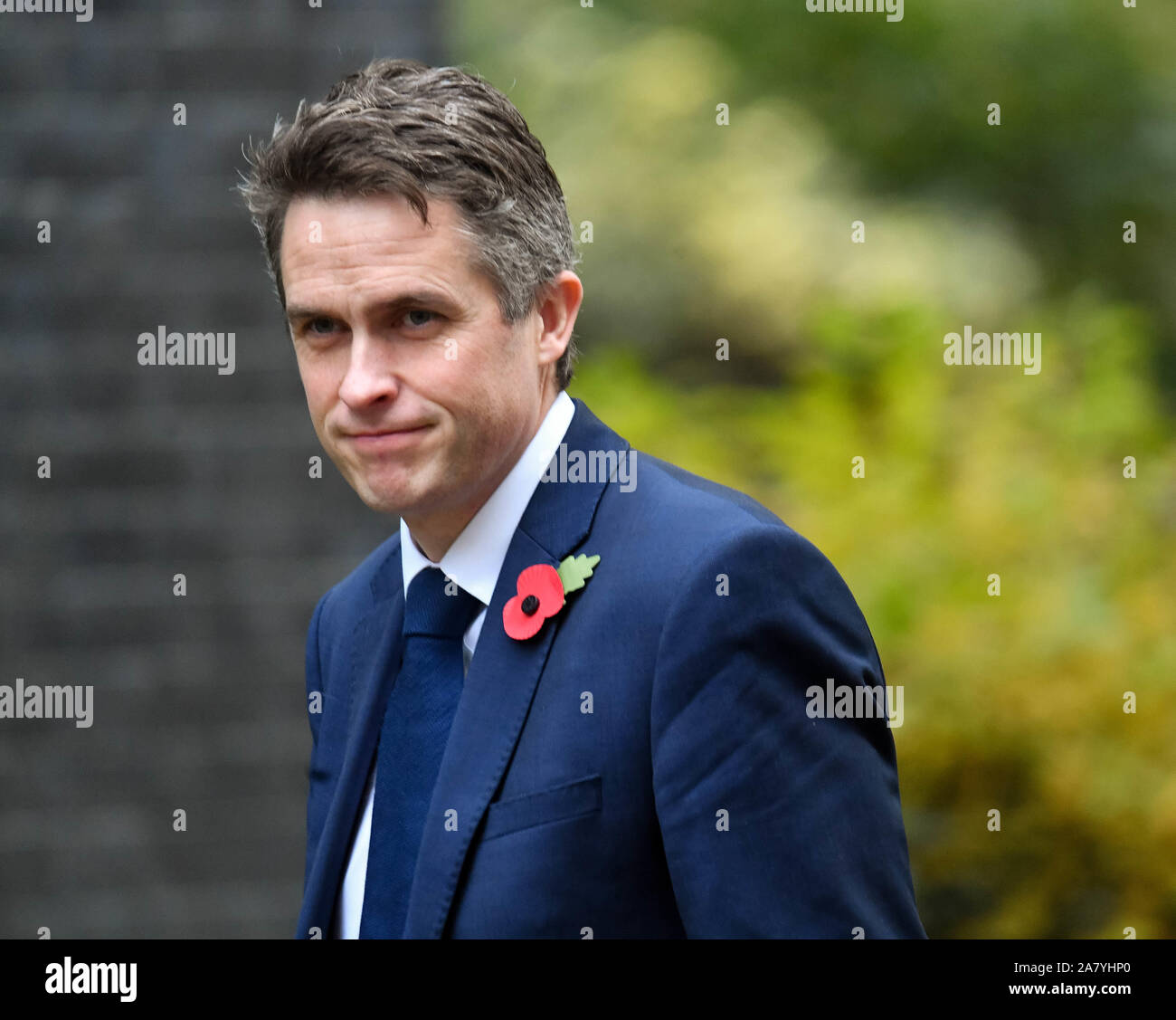 London UK 5 Nov 2019, Gavin Williamson MP PC Ausbildung Sekretärin kommt an einer Kabinettssitzung am 10 Downing Street, London Credit Ian Davidson/Alamy leben Nachrichten Stockfoto