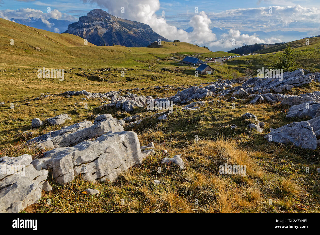 Almen von Charmant-Som, Chartreuse, eine französische Alpen Stockfoto