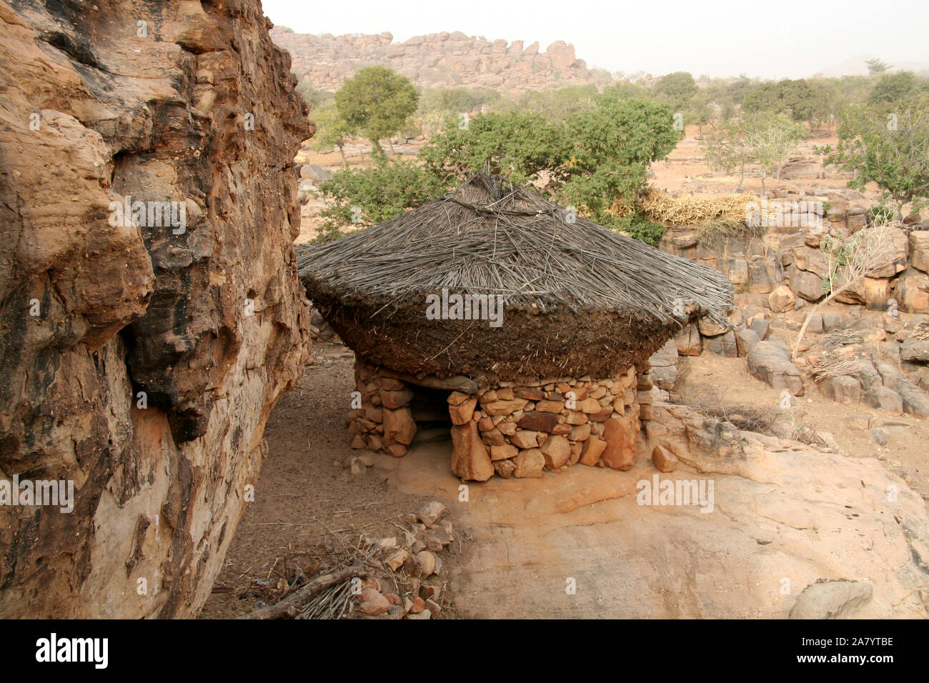 Der Dogon: Dorf Kono Stockfoto