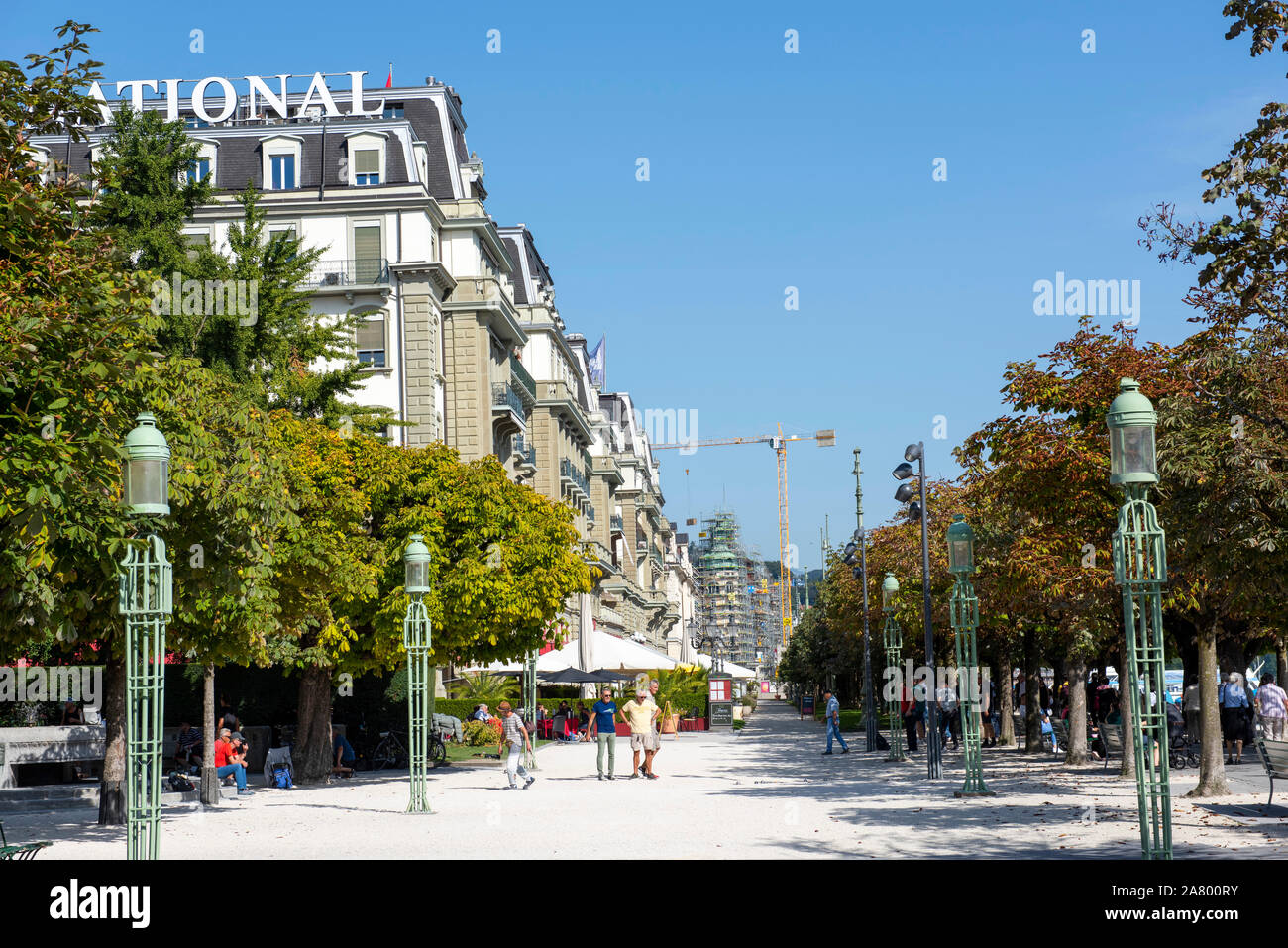 Einem sonnigen Sommertag in der Stadt Luzern in der Schweiz, in Europa Stockfoto Einem sonnigen Sommertag in der Stadt Luzern in der Schweiz, in Europa Stockfoto